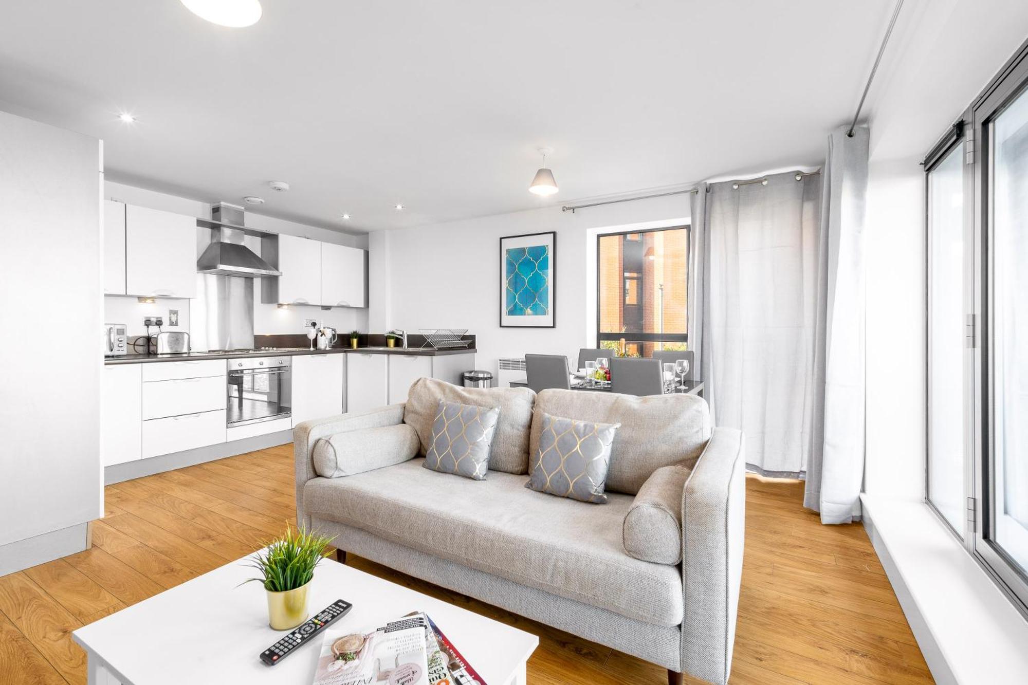 Stylish Birmingham City Centre - 2 Bed - Secure Parking - 5Ac Kültér fotó
